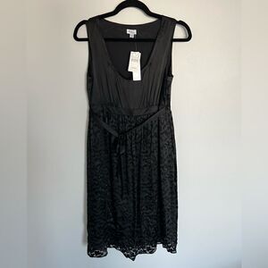 NWT Gorgeous silk Mimi Maternity dress with flocked velour skirt